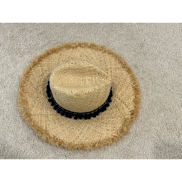 Lisi Lerch Pompom Fedora Fringe Straw Hat main image 6